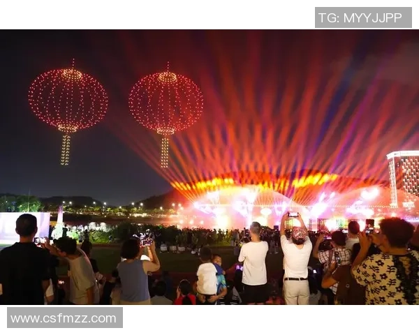 在夜空下的舞动光影发光跳舞足球带来的激情与乐趣